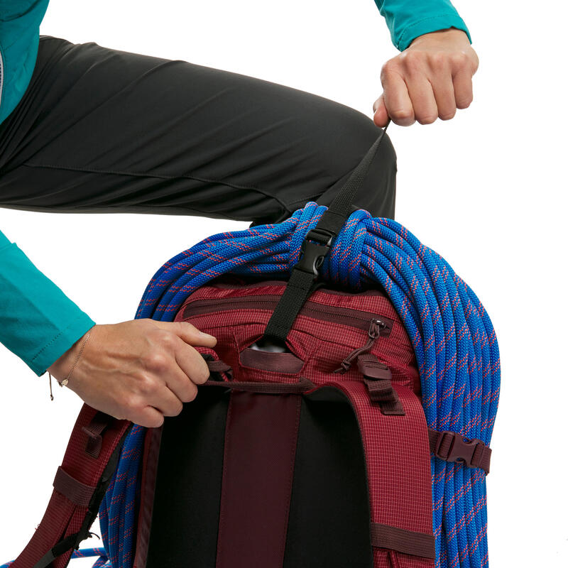 Rugzak voor alpinisme 22 liter Alpinism 22 bordeaux