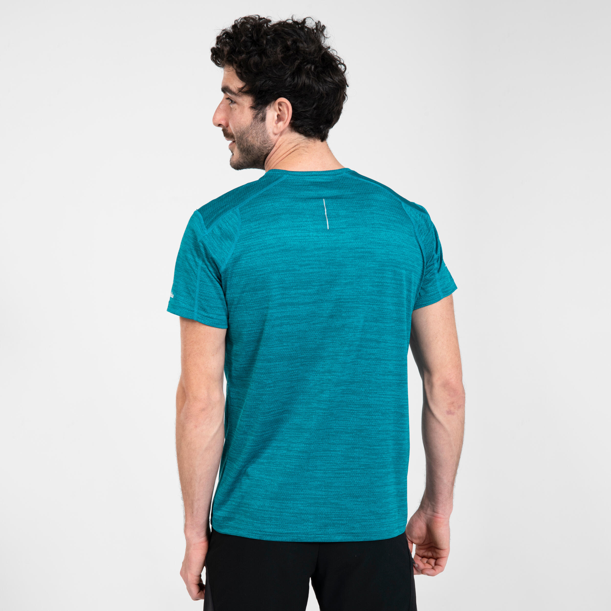 Mountain Walking Short-Sleeved T-Shirt - Columbia Alpine Chill Blue 4/5