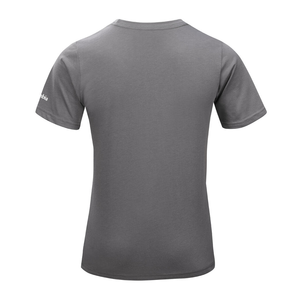 Kids' Hiking T-Shirt Columbia Tech Tee - 7 to 15 Years - grey