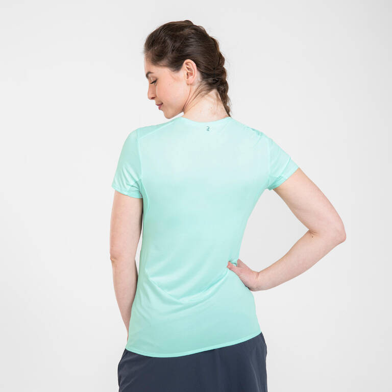 Women’s Mountain Walking Short-Sleeved T-Shirt MH100