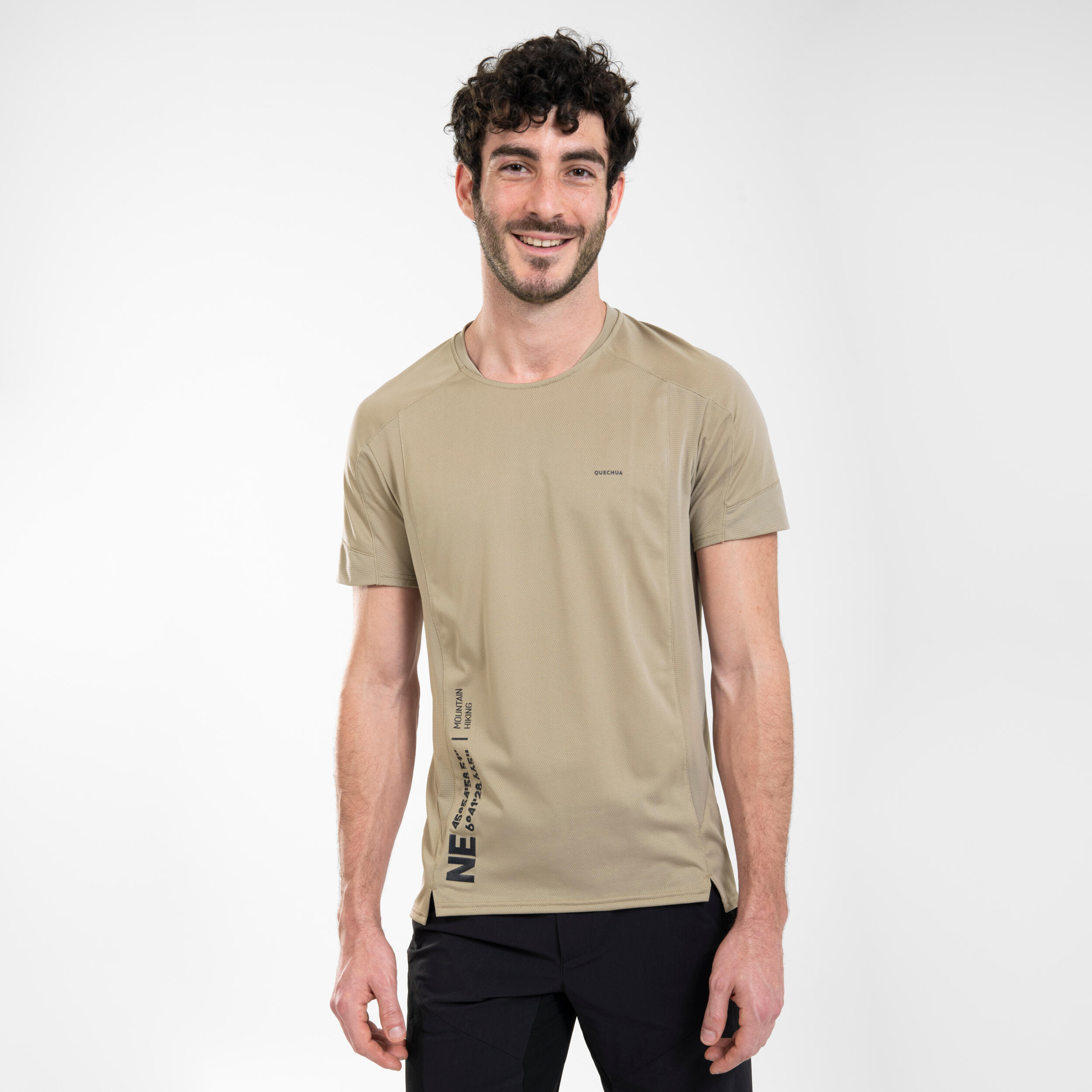 Men's Hiking Synthetic Short-Sleeved T-Shirt  MH500 2/6