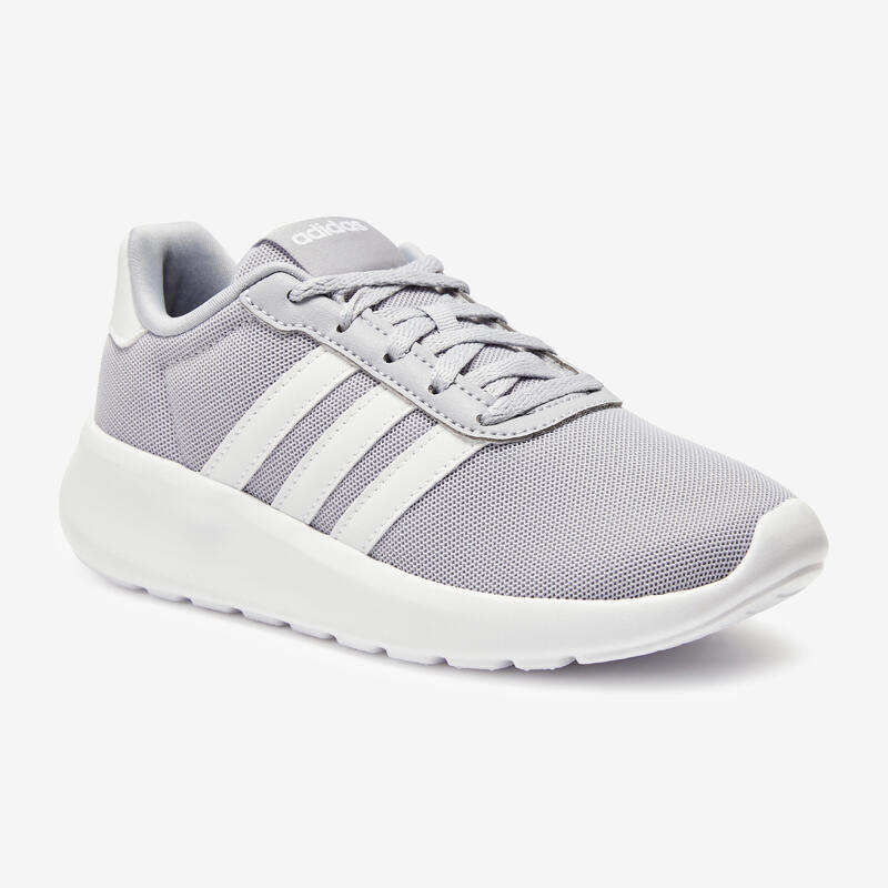 Baskets enfant Adidas Lite Racer grises lacets