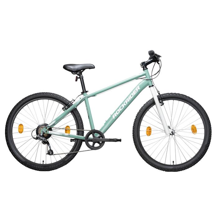Mountain Bike ST30 26 inch 7 speed Green White