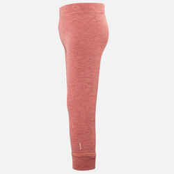 Base layer trousers, Baby ski leggings - WARM pink