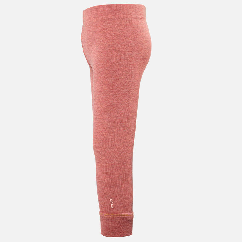 Sous vêtement pantalon, Legging ski bébé - WARM rose