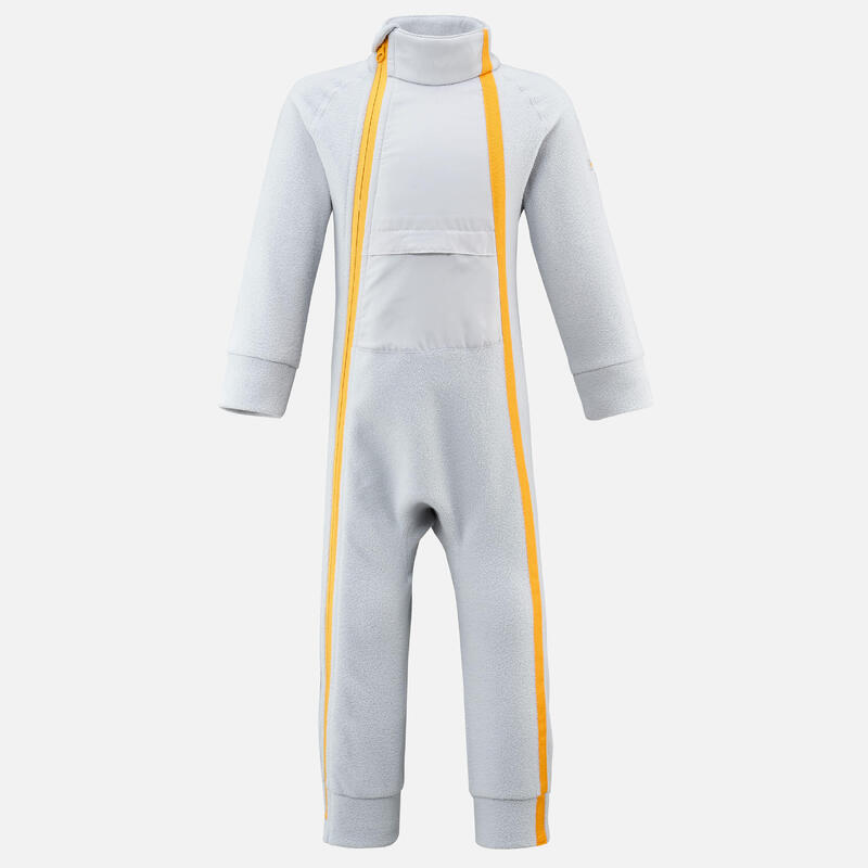 Babies' Ski/Sledge Fleece Suit - Midwarm Grey