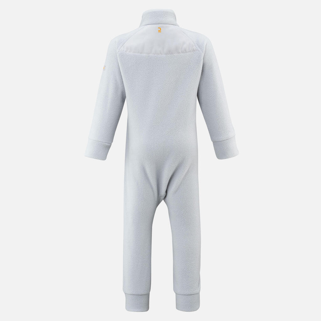 Schneeanzug Fleece-Anzug Baby - Midwarm grau