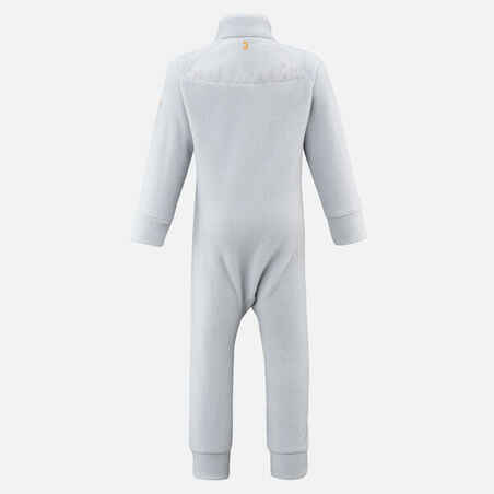 Babies' Ski/Sledge Fleece Suit - Midwarm Grey