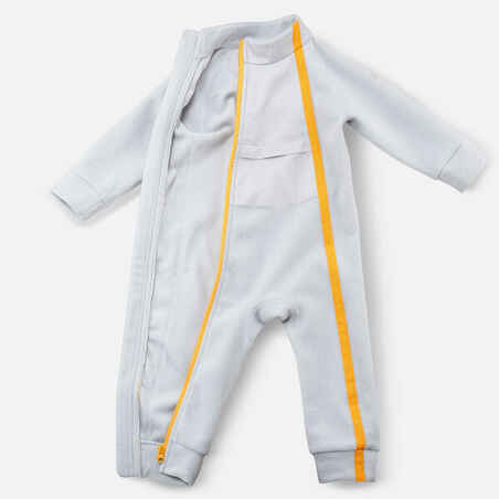 Babies' Ski/Sledge Fleece Suit - Midwarm Grey