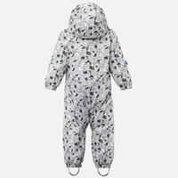 Warm Baby Ski Suit - 500 Warm - Grey Patterned