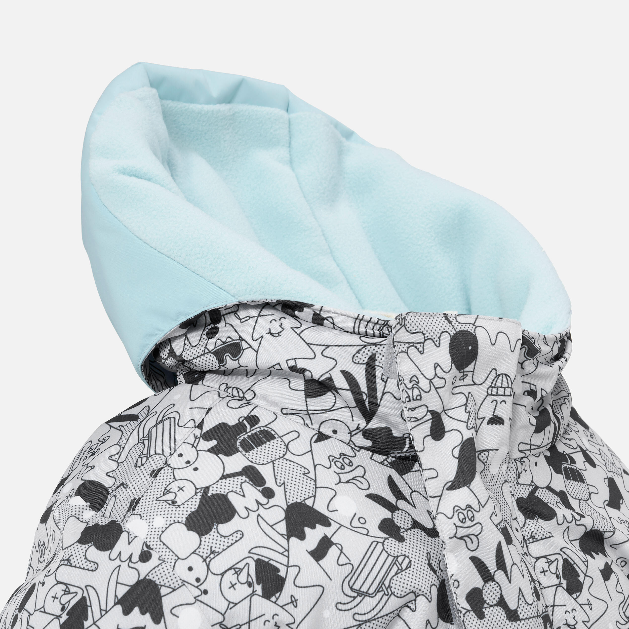 Babies' Ski Suit 100 -Grey