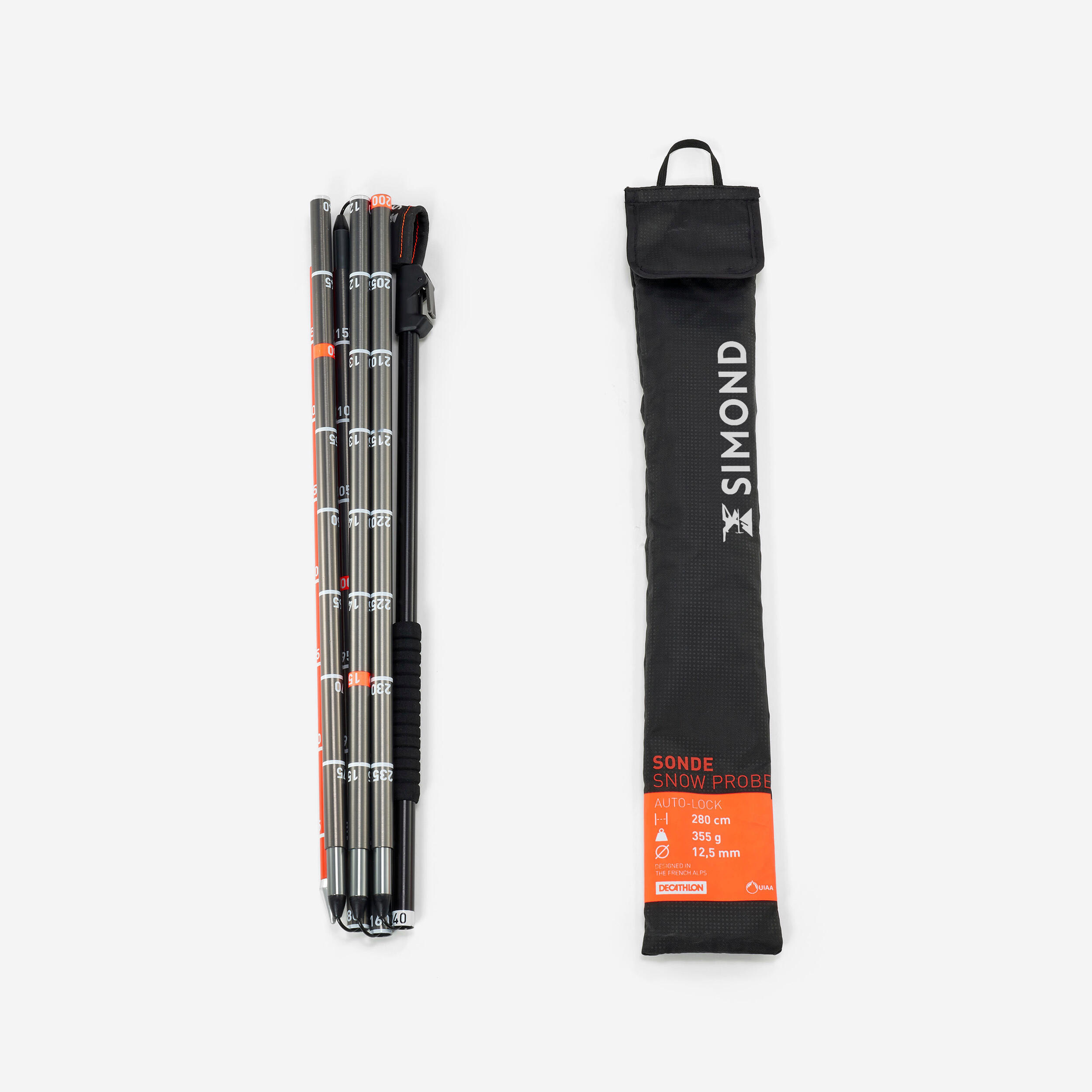 SIMOND Lavínová sonda s lankom 280 cm 280 cm · záber 8