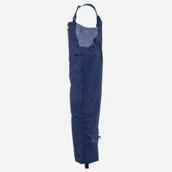 KIDS’ WARM AND WATERPROOF SKI SDUNGAREES - 500 PNF - NAVY BLUE 