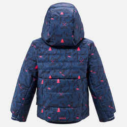 Παιδ. εξαιρετικά ζεστό και αδιάβροχο μπουφάν με επένδυση για σκι 180 Warm - Navy