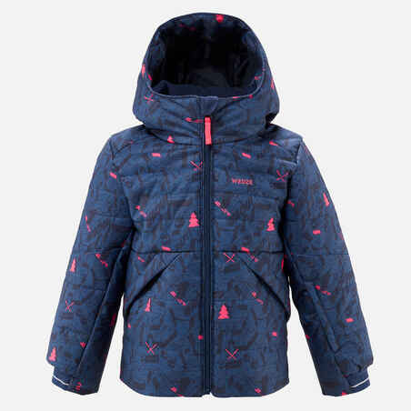 Παιδ. εξαιρετικά ζεστό και αδιάβροχο μπουφάν με επένδυση για σκι 180 Warm - Navy