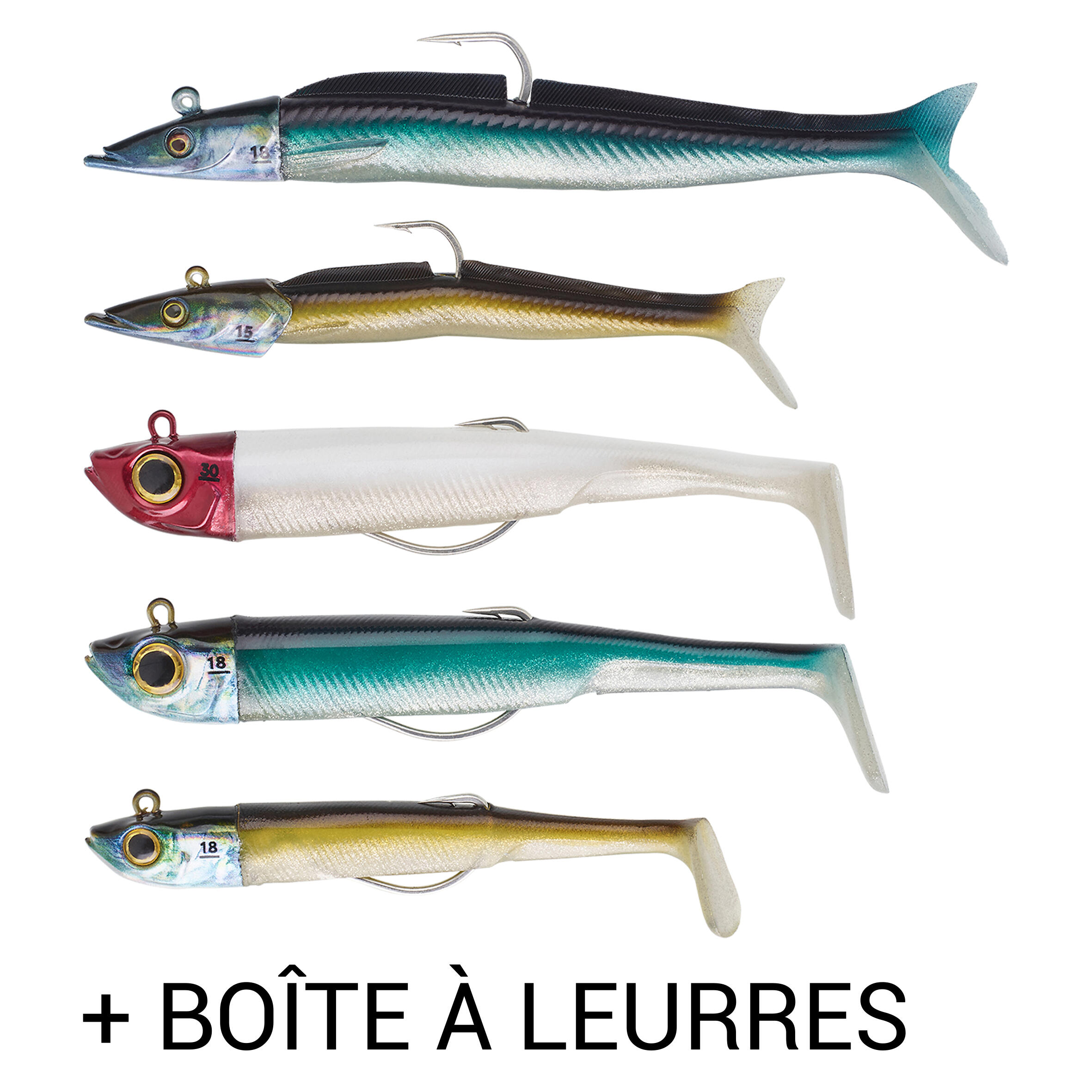 KIT / BOX BOITE DE LEURRE SOUPLE BSF M SW pêche en mer 4/4