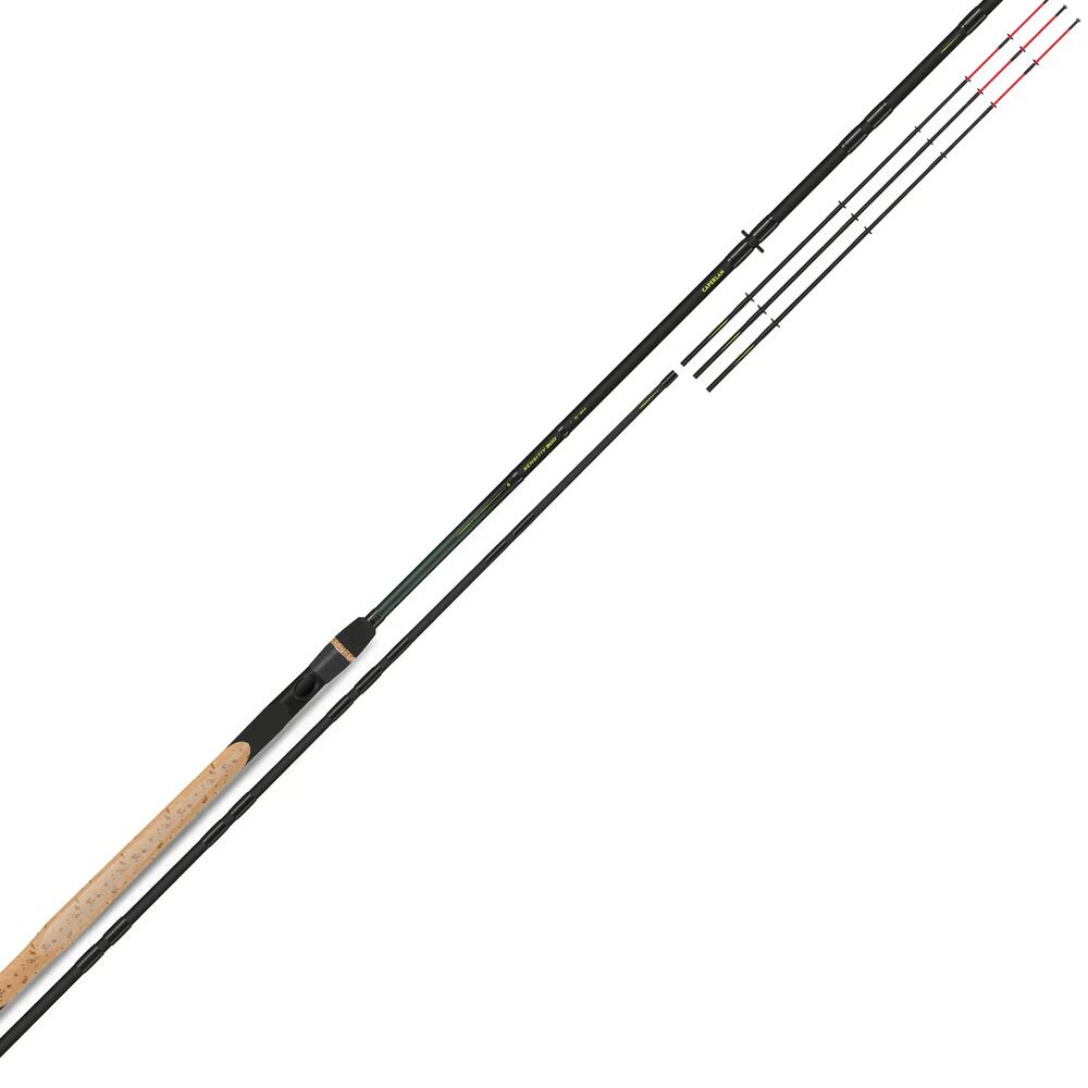 CANA DE PESCA À CARPA COM GAIOLA DE ENGODO SENSITIV 500 CARP