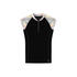 Women's short-sleeved top for Aquagym and Aquafitness black daph white