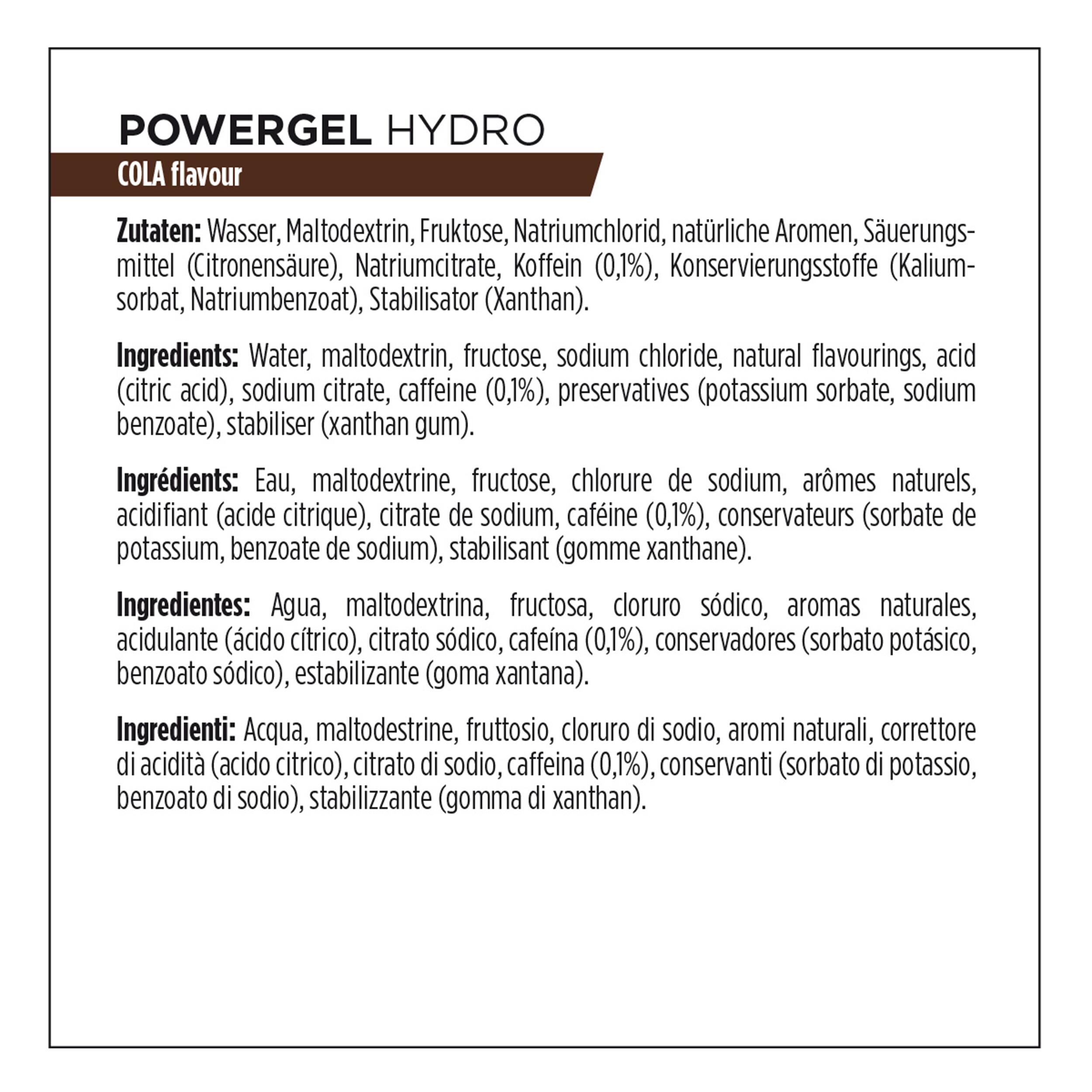 Miscela idrogel POWERBAR *4 Edizione limitata