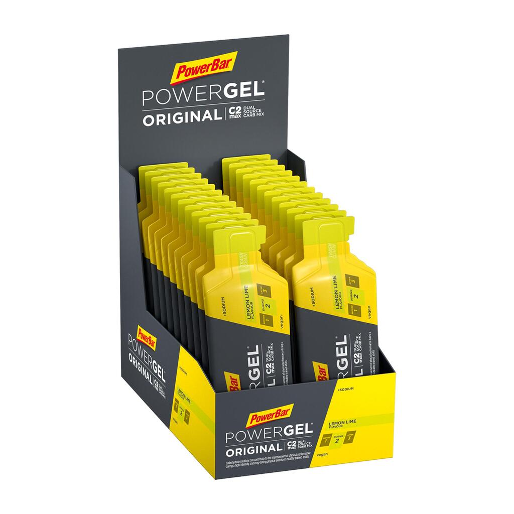 Energetický gél PowerGel citrón-limetka 41 g 24 ks