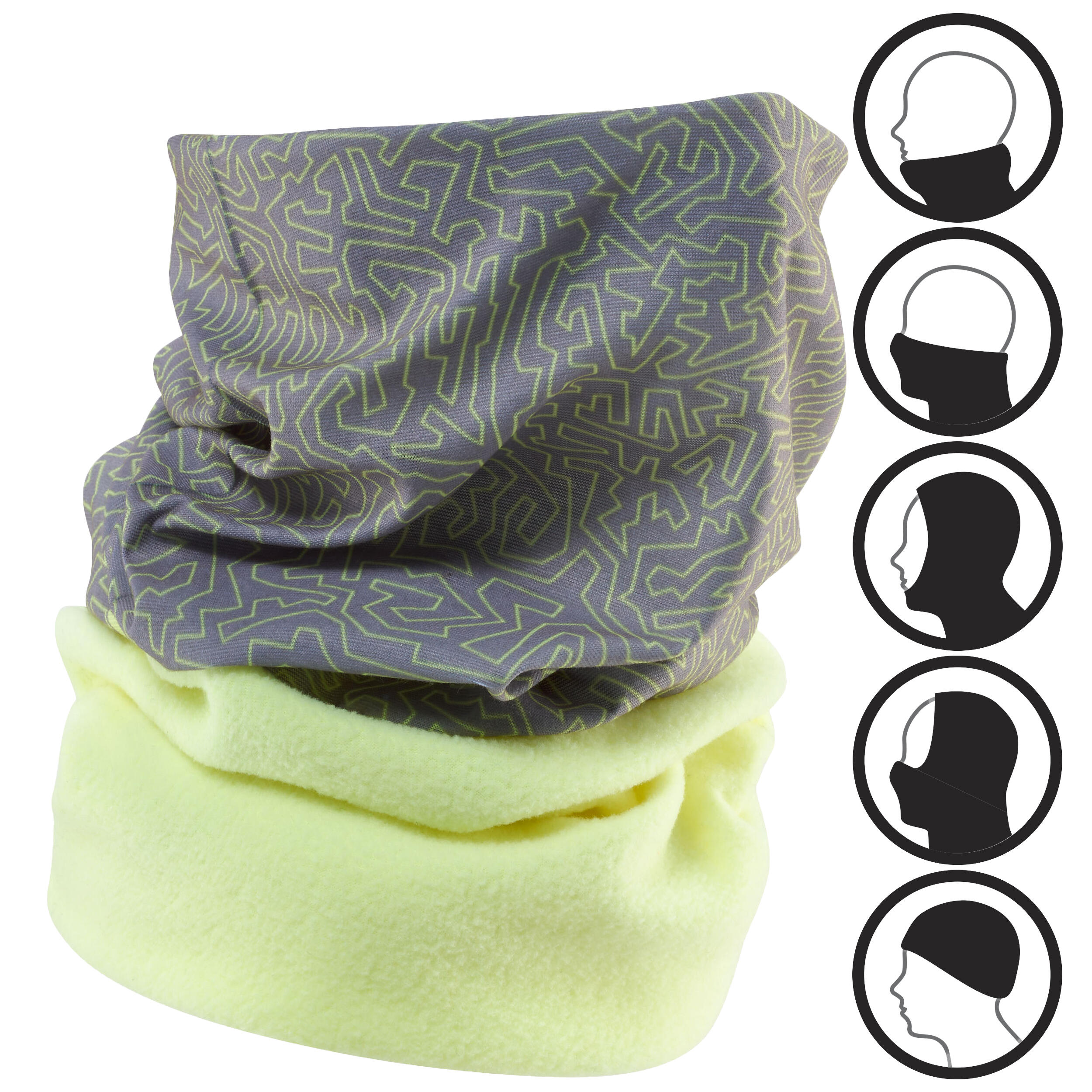 HIKEY Face Scarf Headwrap Neckwarmer Breathable Face Shield Winter Windproof warmth Bandanas for Sports Outdoors 