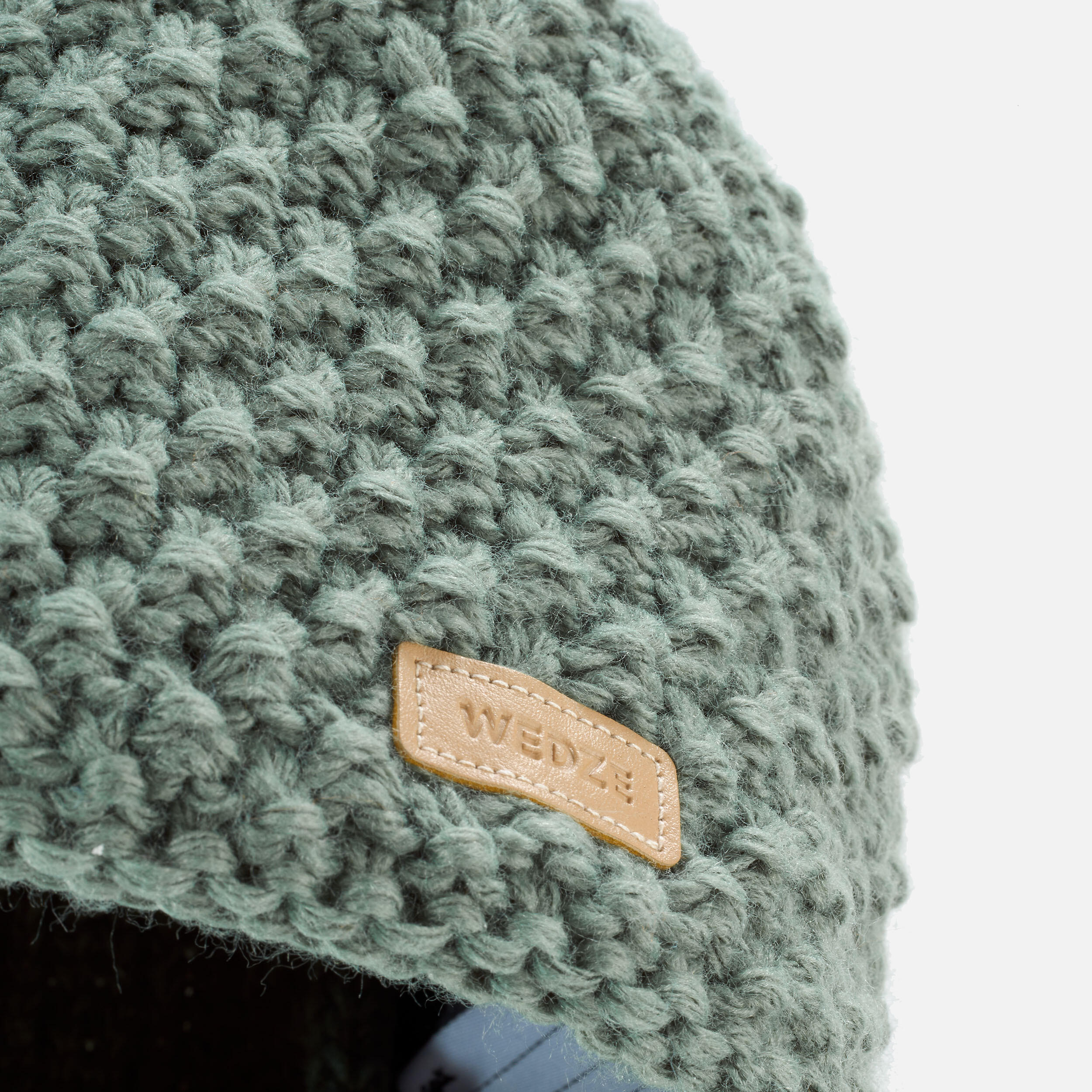 Kids’ Ski Hat Made in France Timeless - Khaki 4/9