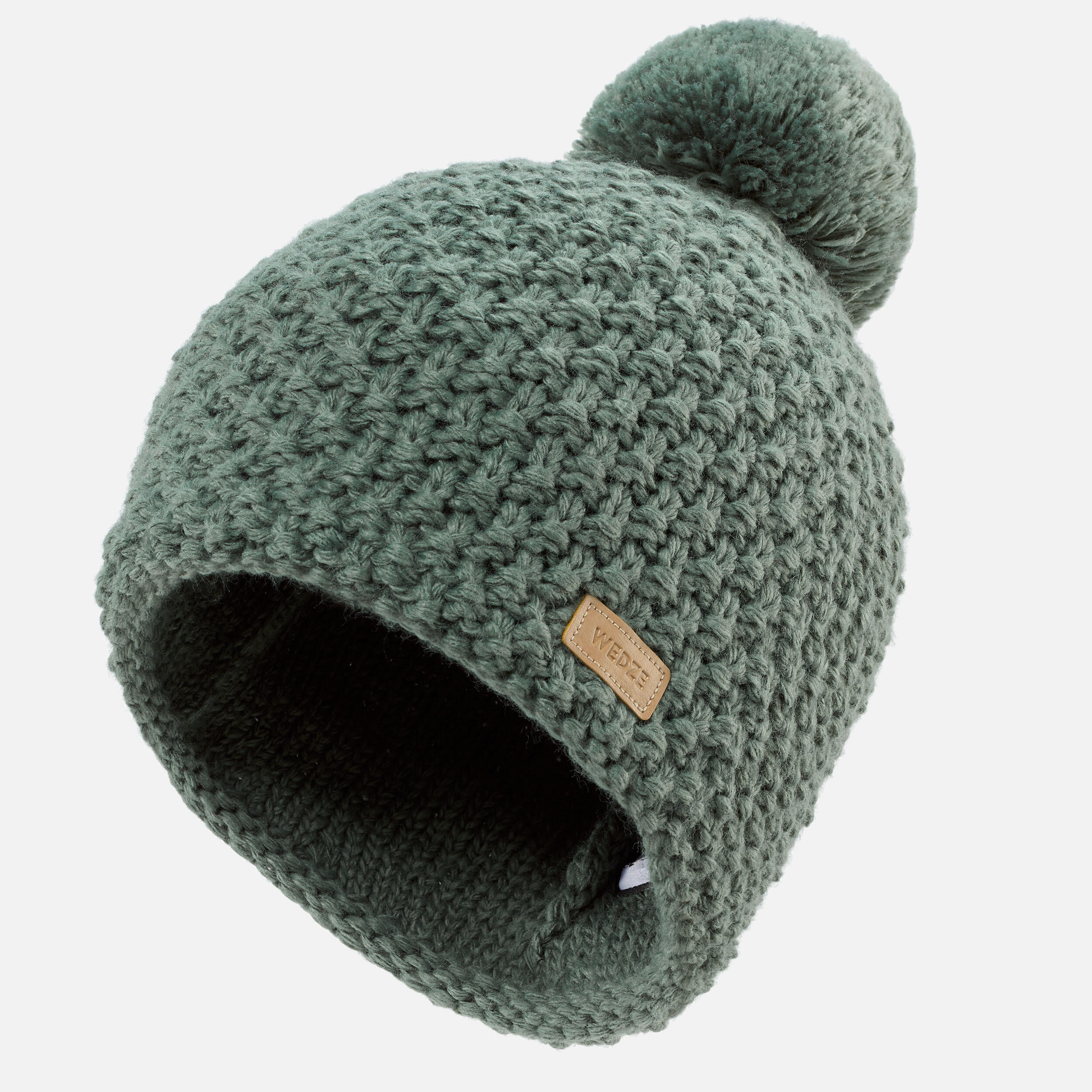 Kids’ Ski Hat Made in France Timeless - Khaki 3/9