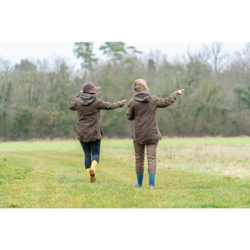 BOTTES DE PLUIE FEMME 100 BRIQUE