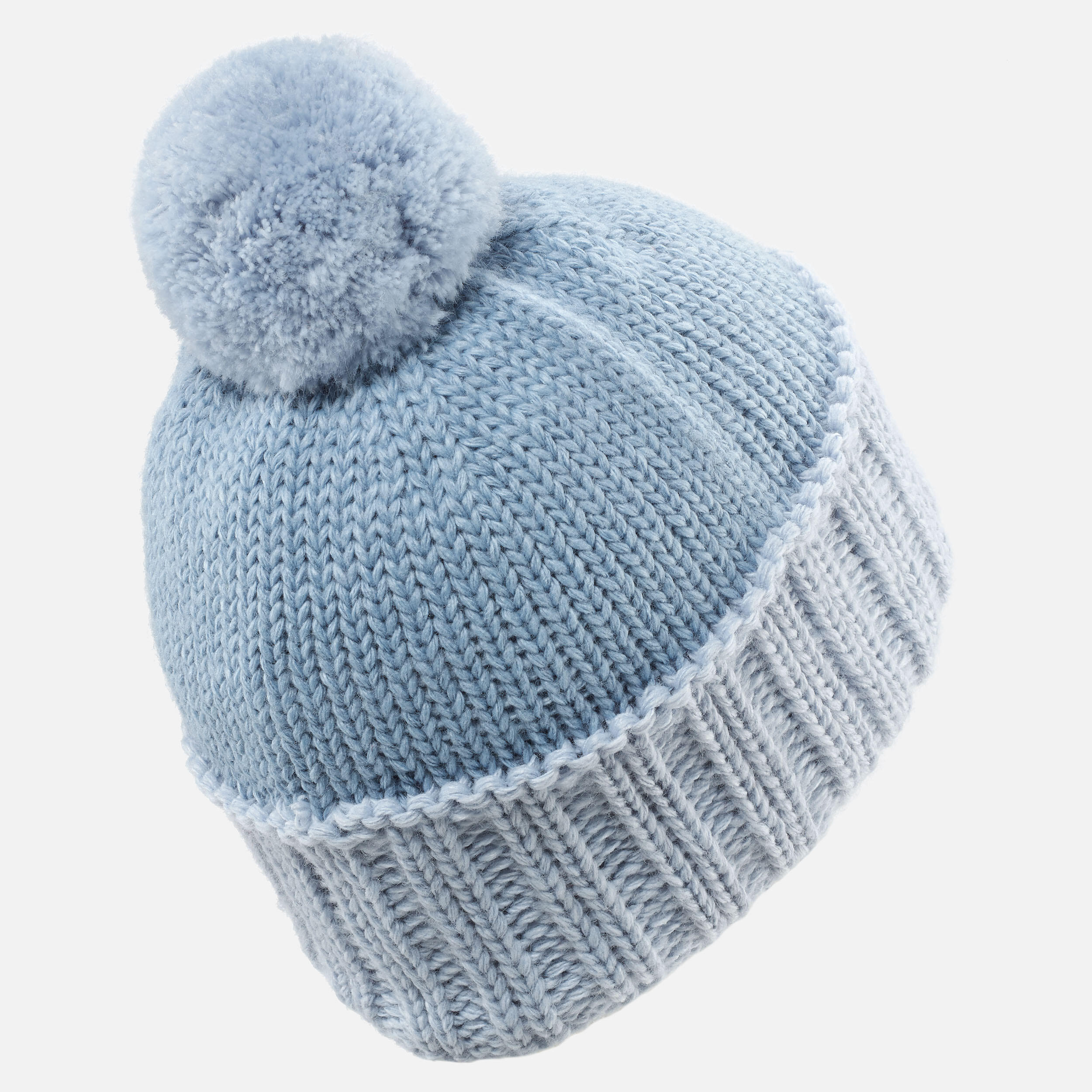 Kids’ Ski Hat Made in France Grand Nord - Blue Grey 6/7