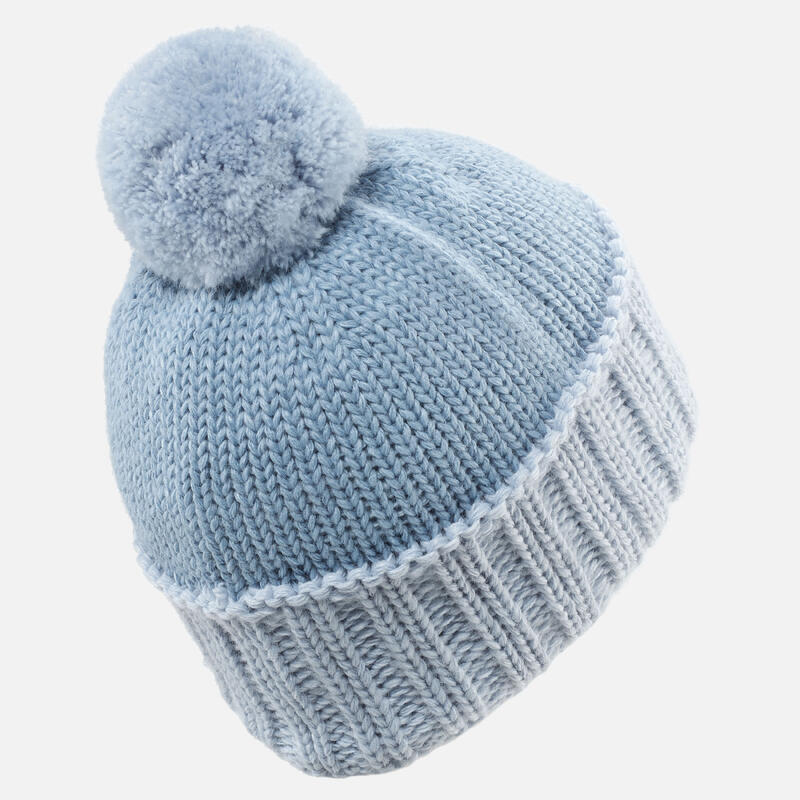 BONNET DE SKI MADE IN FRANCE ENFANT - GRAND NORD - BLEU GRIS