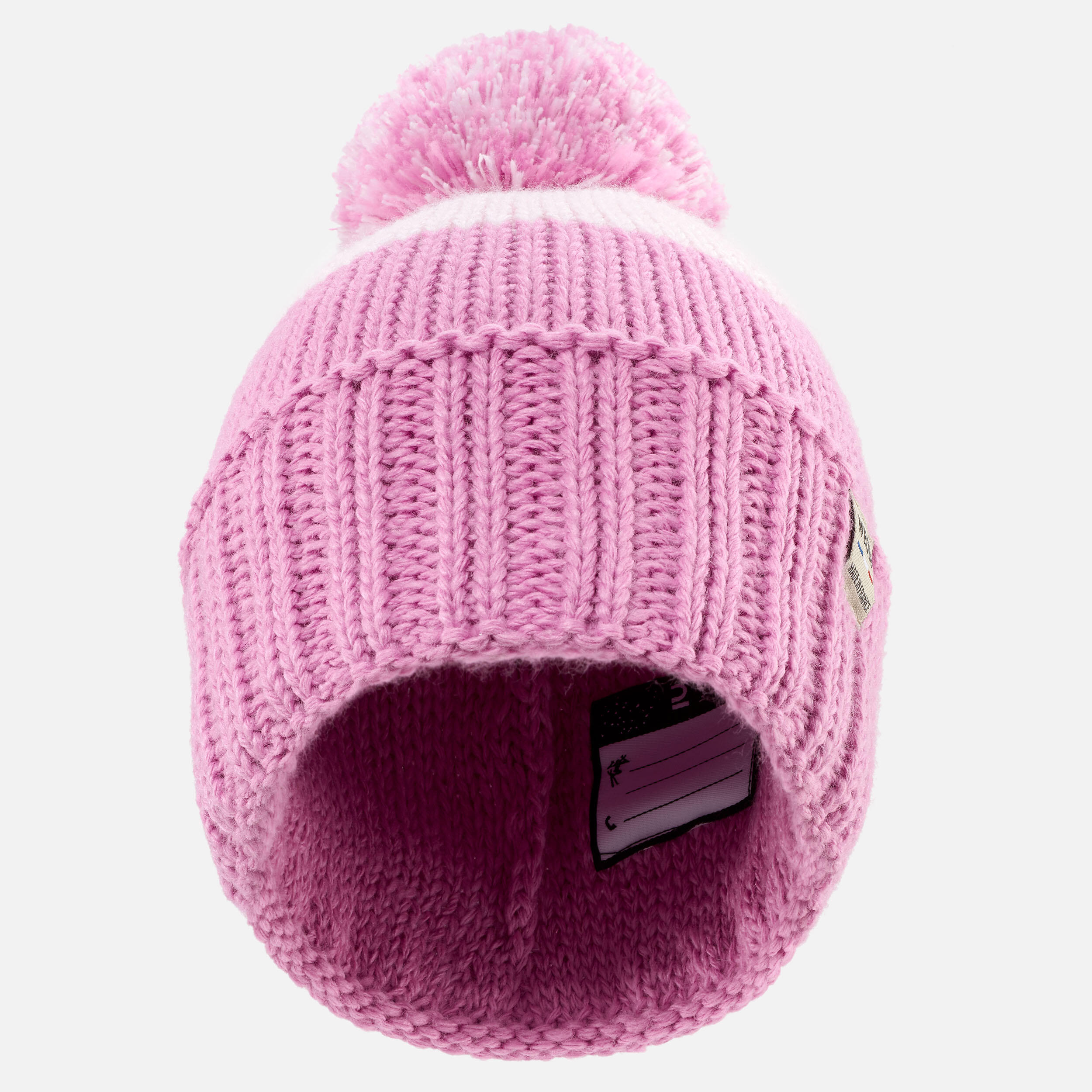 WEDZE Kids’ Ski Hat Grand Nord Made in France - Pink