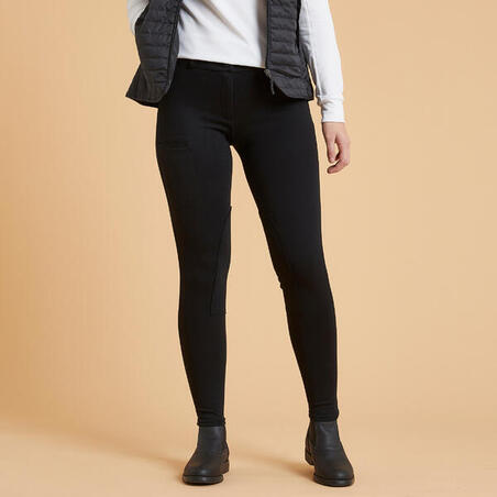 Pantalon équitation Femme - 100 noir