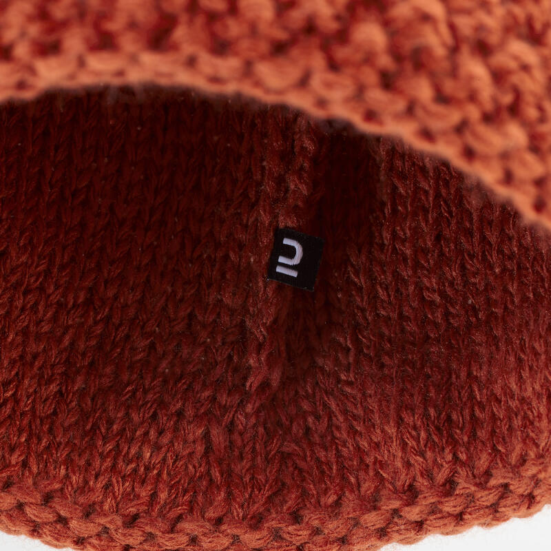 Gorro de invierno Adulto Wedze Timeless marrón