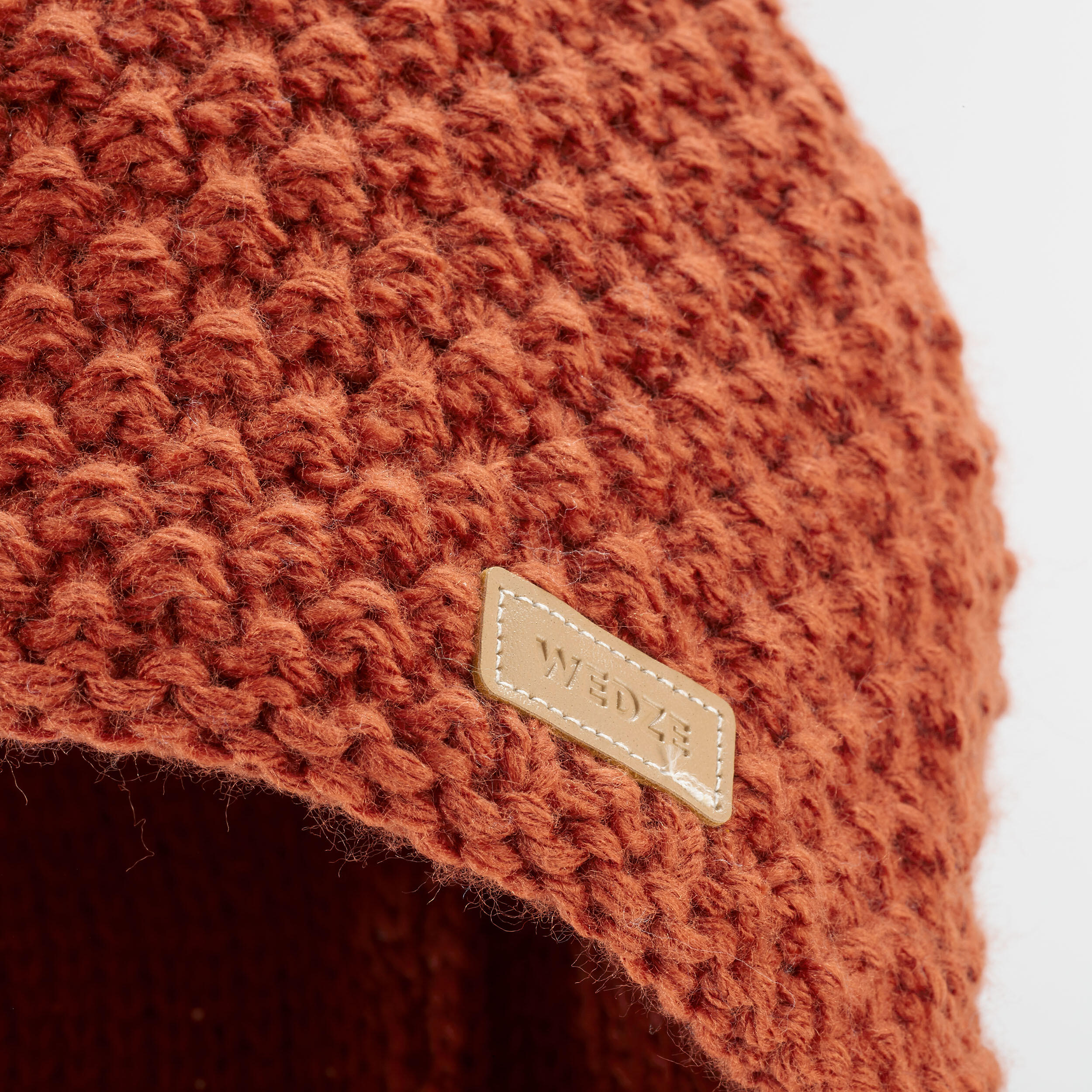 ADULT SKI HAT MADE IN FRANCE - TIMELESS - TERRACOTTA 4/9