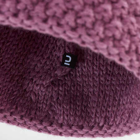 ADULT SKI HAT MADE IN FRANCE - TIMELESS - PURPLE