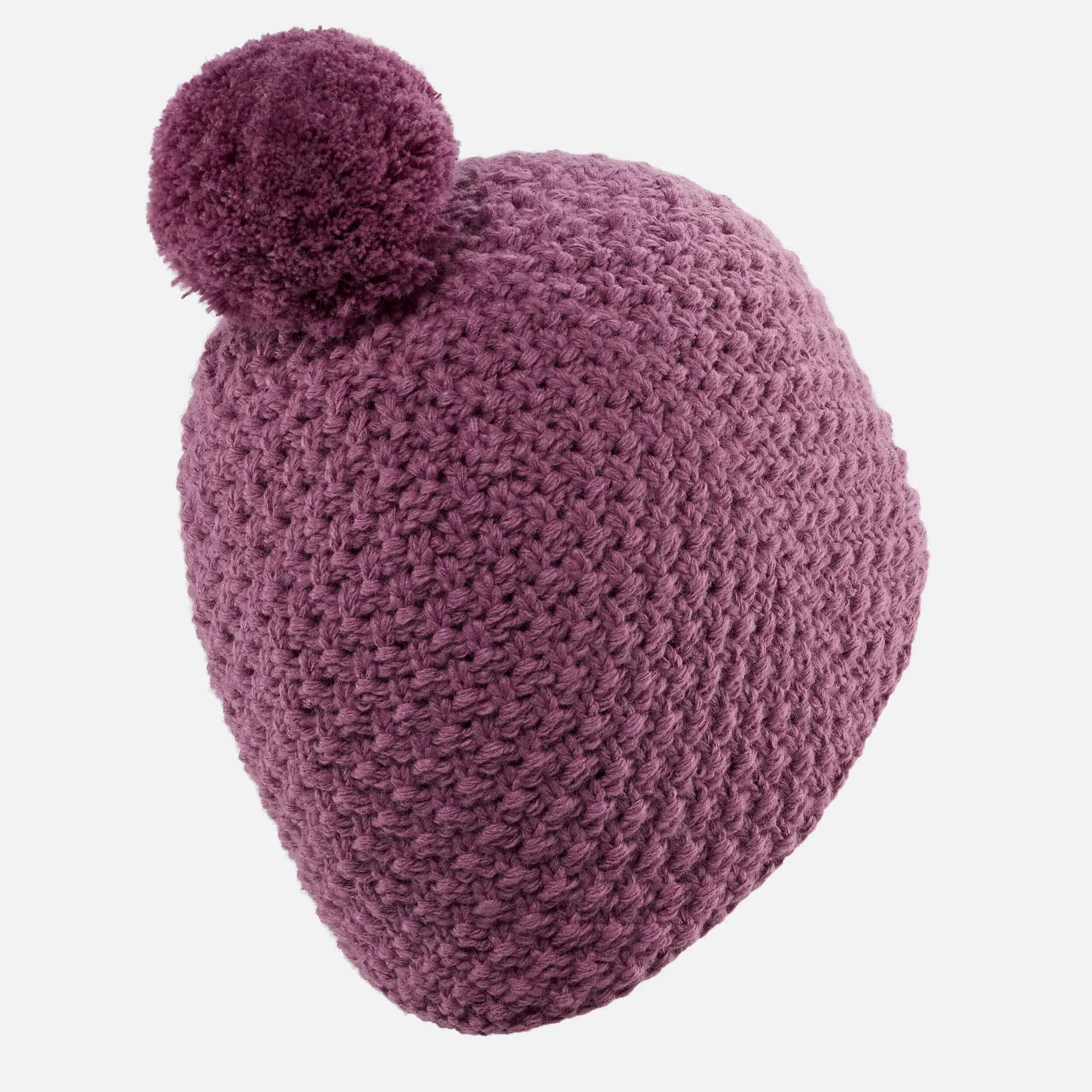 ADULT SKI HAT MADE IN FRANCE - TIMELESS - PURPLE -  5