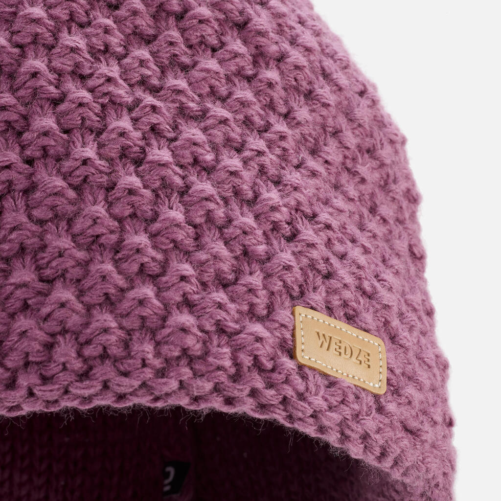 ADULT SKI HAT MADE IN FRANCE - TIMELESS - PURPLE