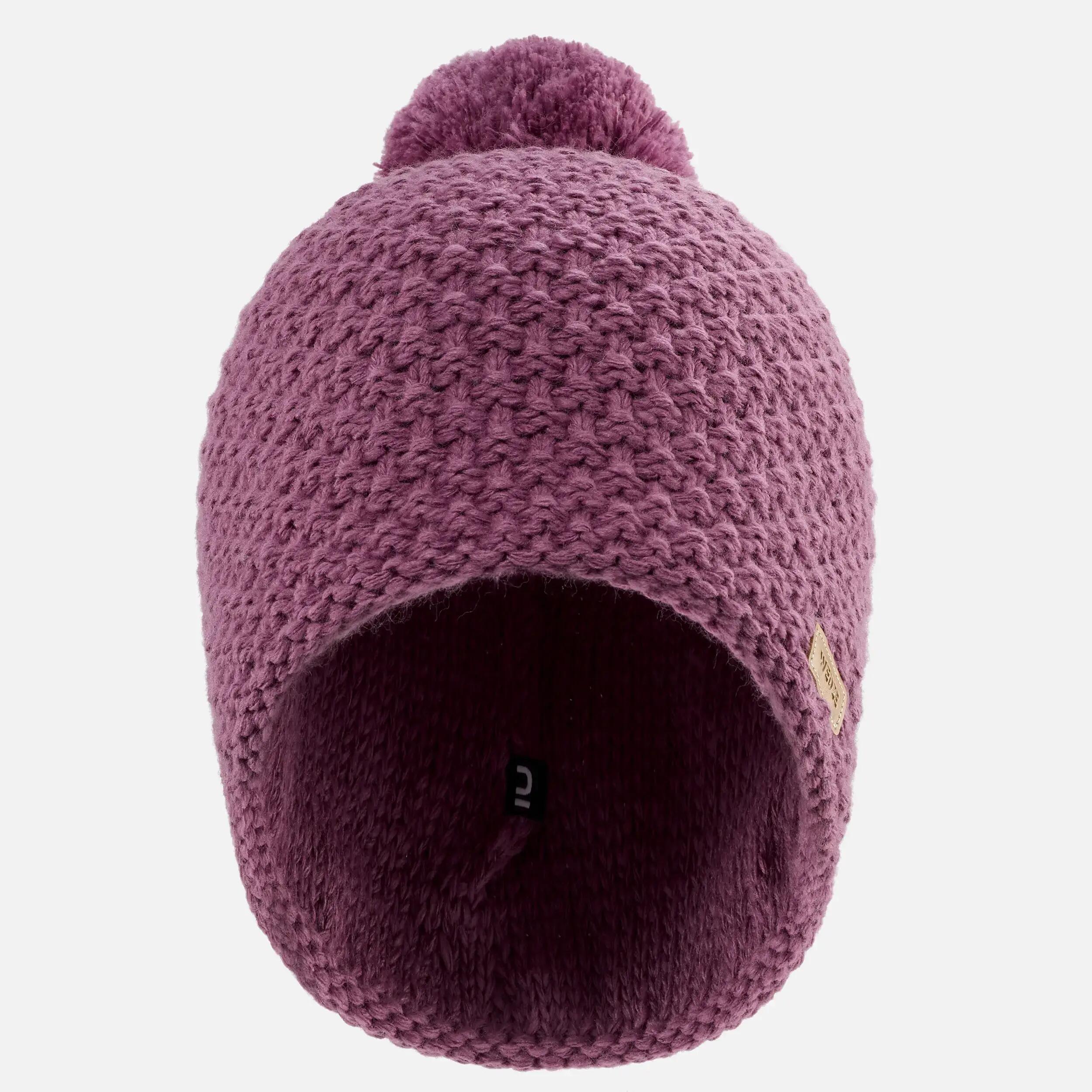 ADULT SKI HAT MADE IN FRANCE - TIMELESS - PURPLE -  2