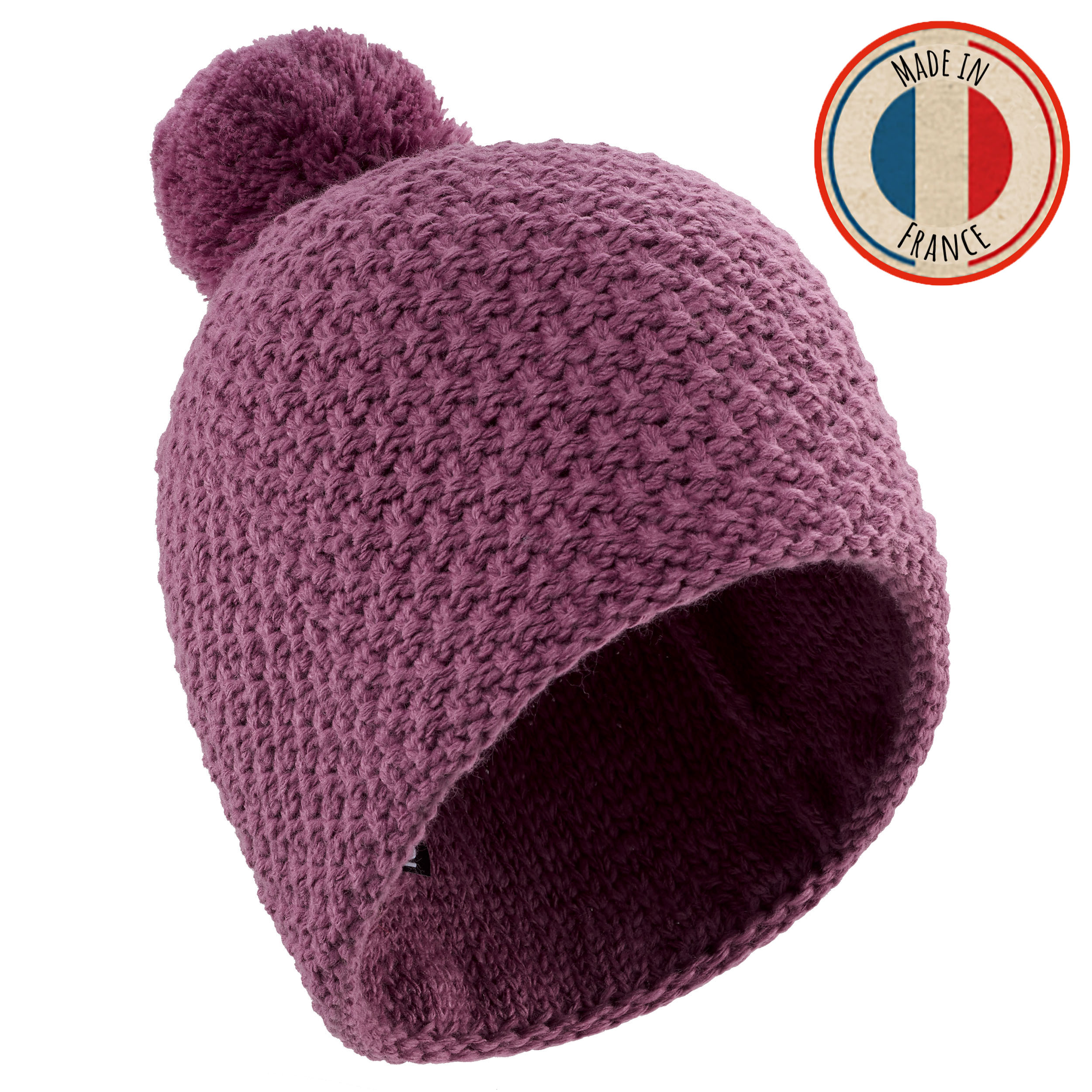 BONNET DE SKI ADULTE MADE IN FRANCE - TIMELESS - VIOLET