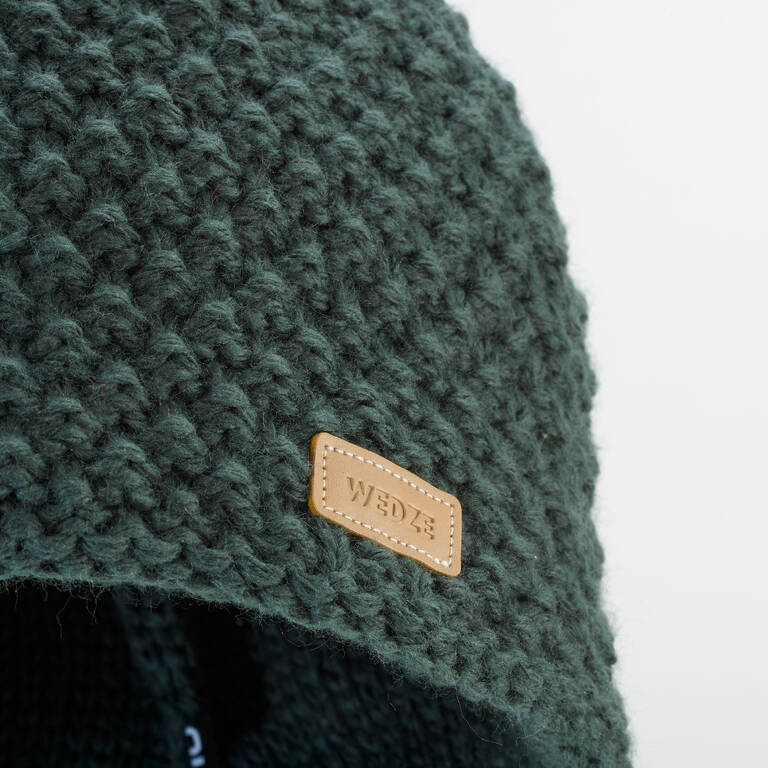 ADULT SKI HAT MADE IN FRANCE - TIMELESS - GREEN