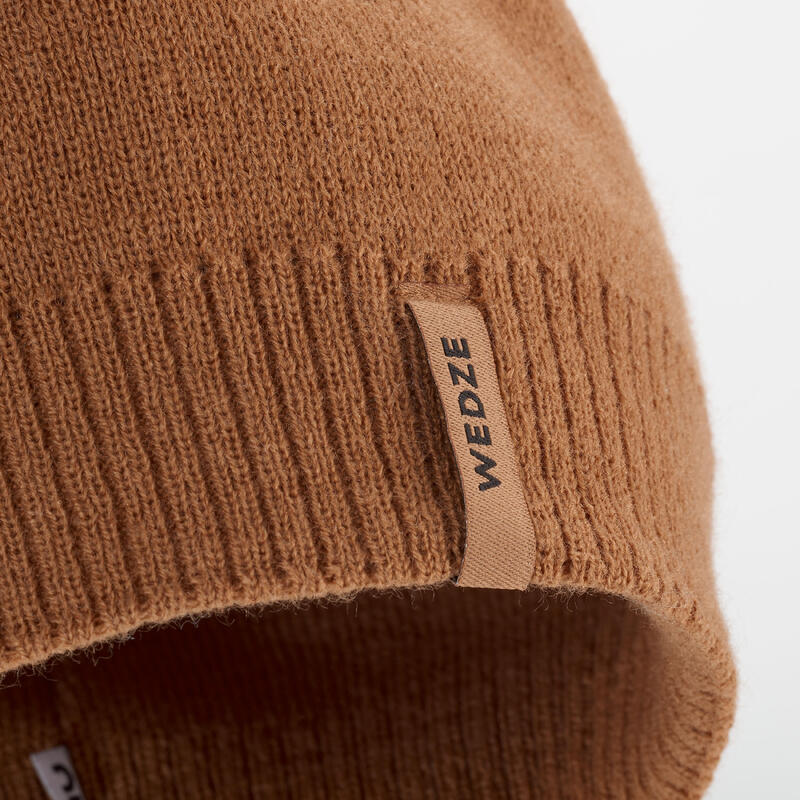 ADULT SKI HAT SIMPLE LIGHT GREY WEDZE Decathlon