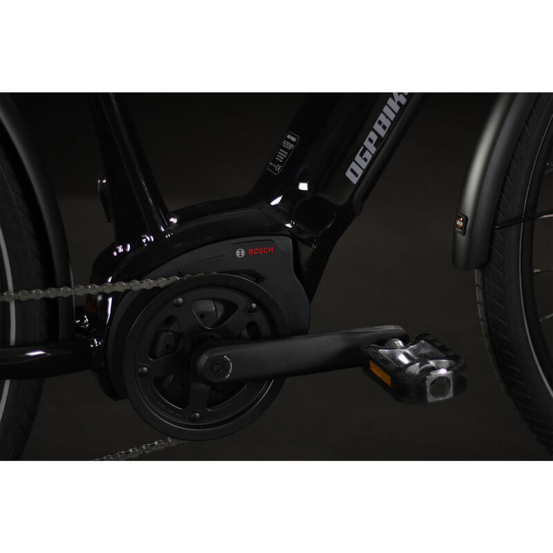 E-Bike Trekkingrad OGP 341 Black Glossy 