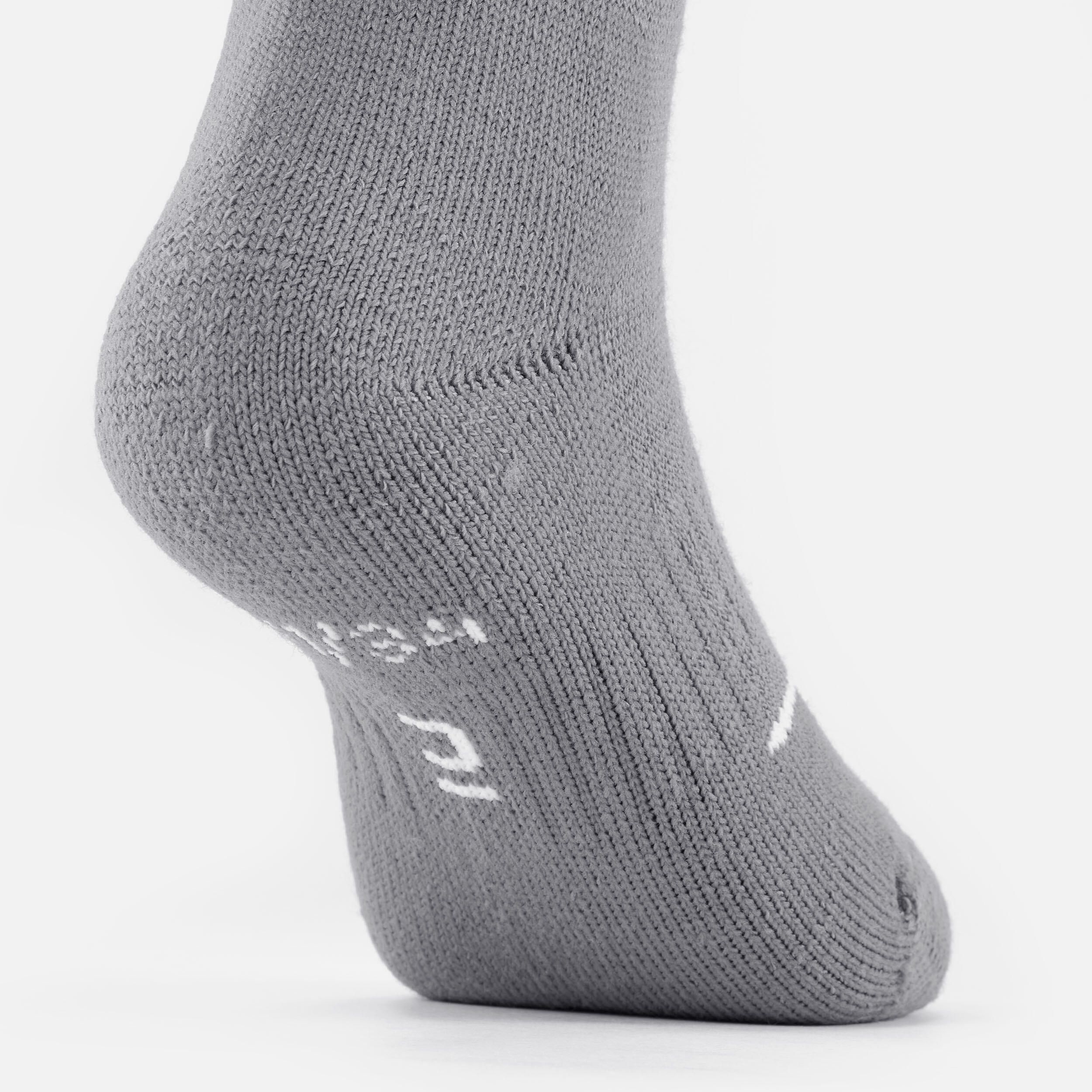 Kids’ Ski & Snowboard Socks - 50 Grey - WEDZE