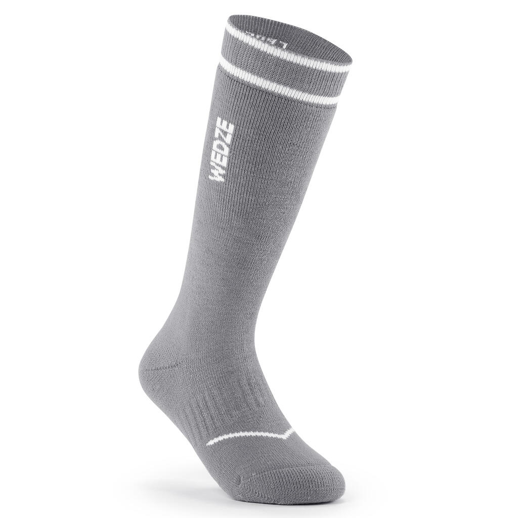 KIDS’ SKI AND SNOWBOARD SOCKS 50 - GREY