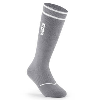Kids’ ski and snowboard thermal socks 50 - Grey