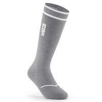 CHAUSSETTES DE SKI ET SNOWBOARD JUNIOR 50 GRIS
