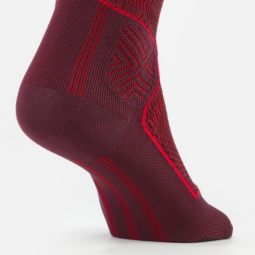 ADULT SKI AND SNOWBOARD SOCKS -  900 NR - BURGUNDY