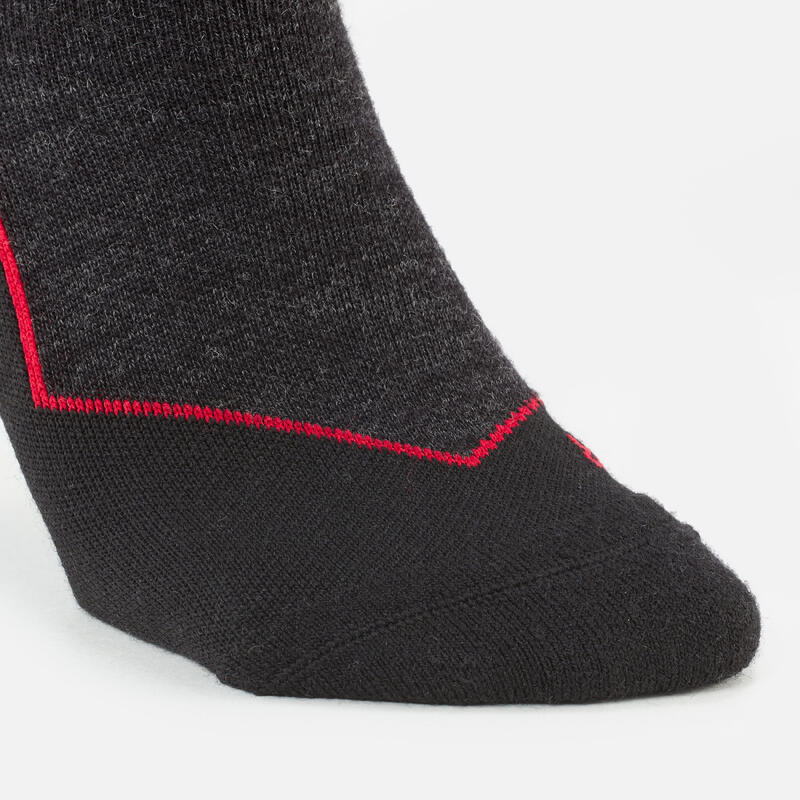 Yetişkin Yün Kayak Çorabı - Siyah - 900 Wool