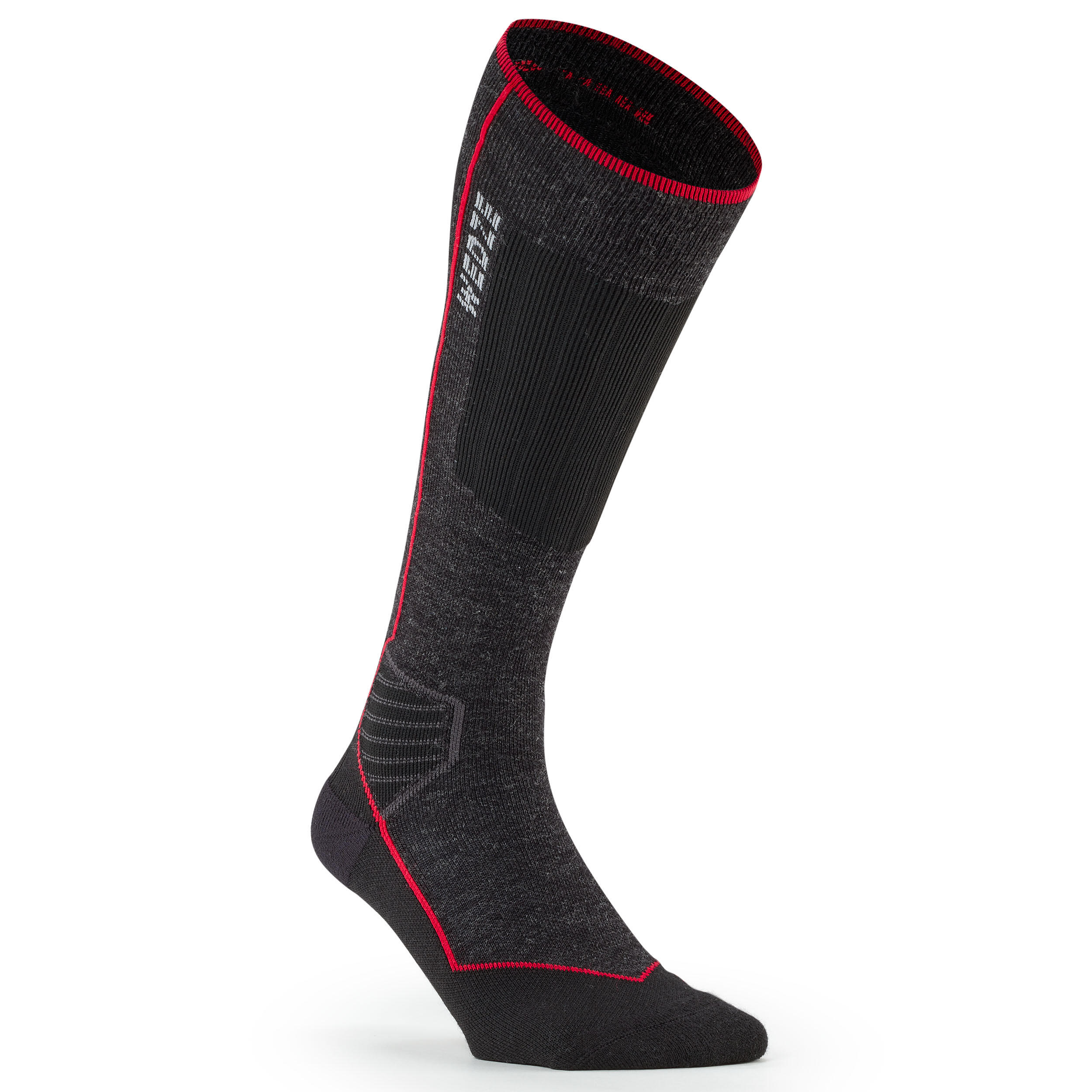 Ski Merino Socks - 900 Wool Black - Wedze - Decathlon