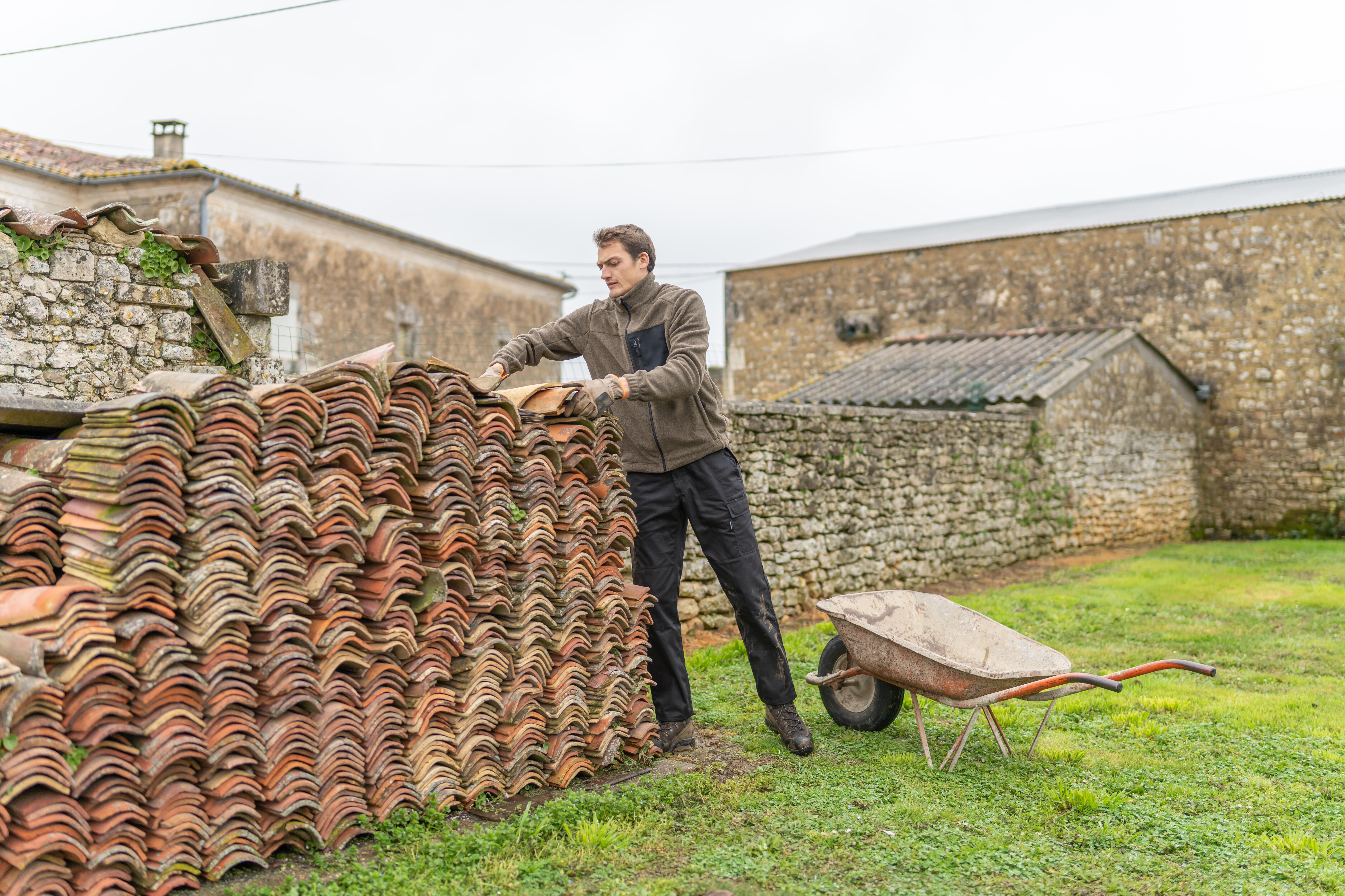 Pantalon cargo résistant - Steppe 300 bicolore - SOLOGNAC